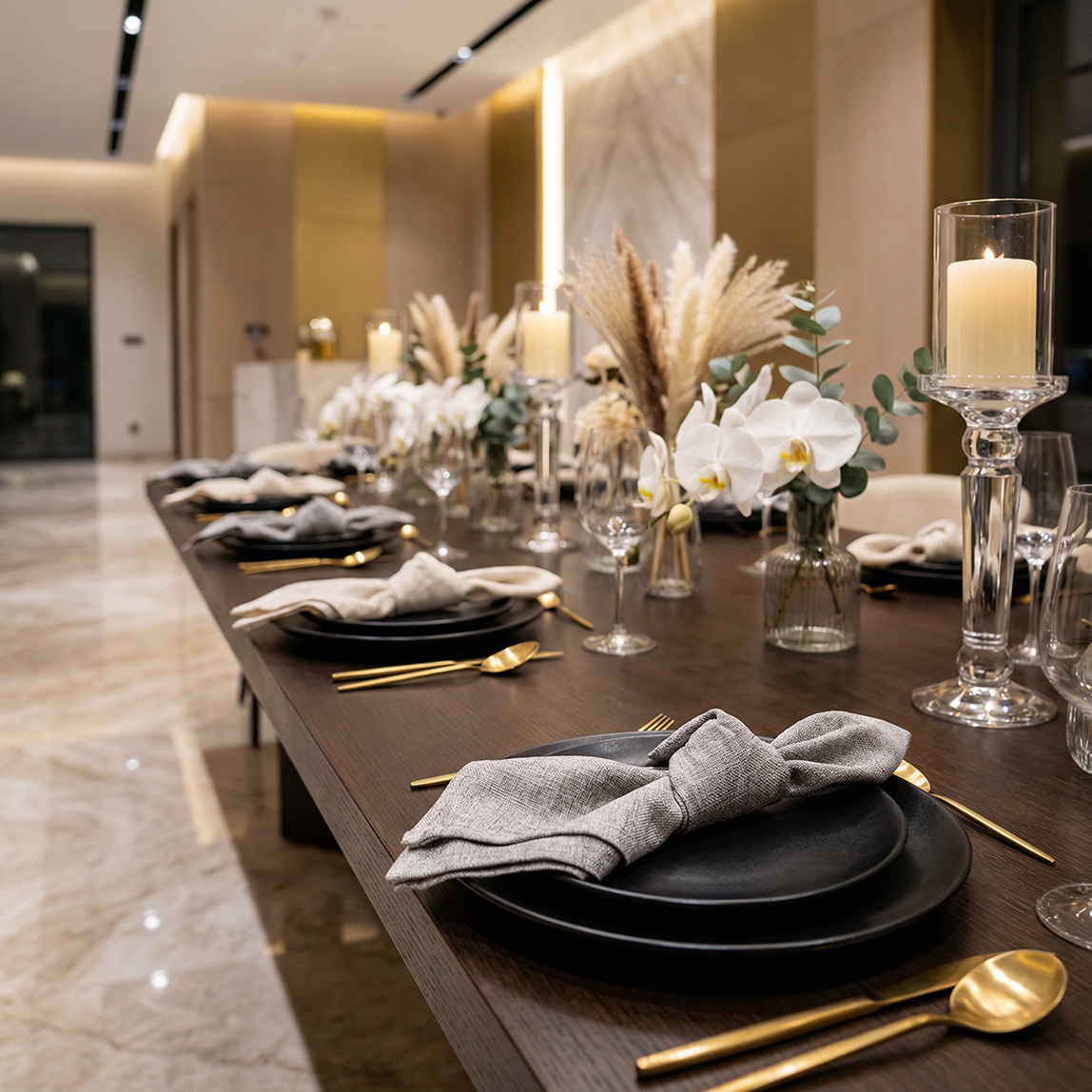 Signature Dining Setup at Antara Grand