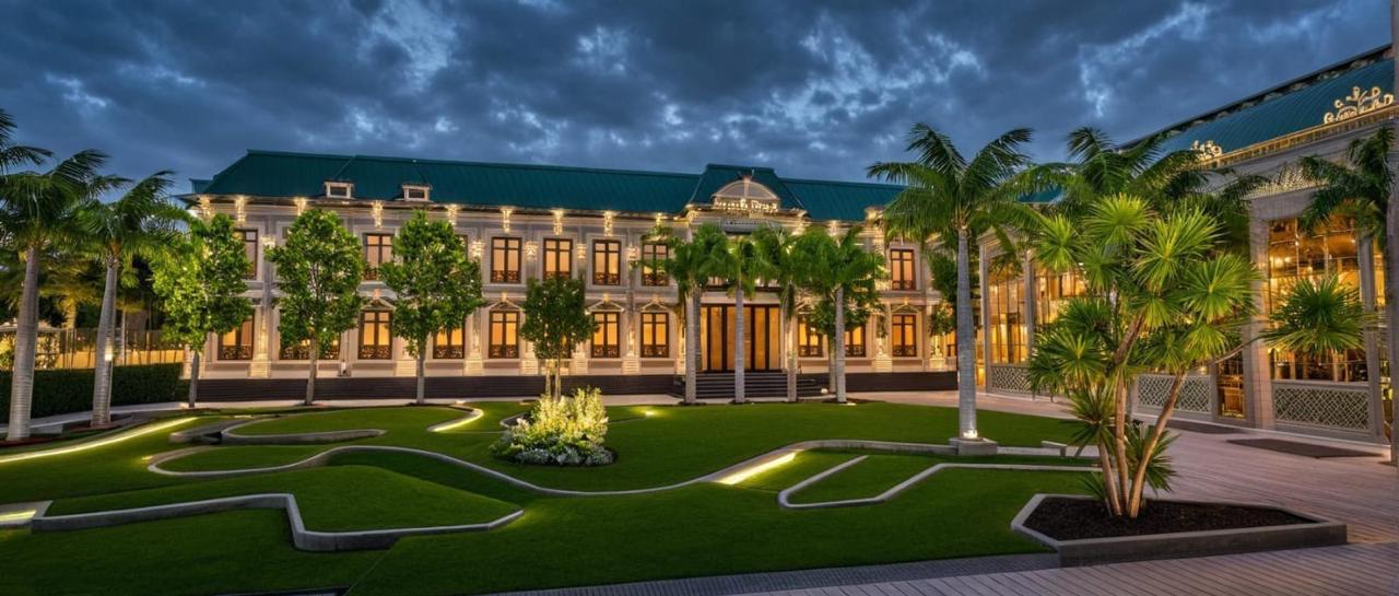 Antara Grand landscaped lawn and pavilion